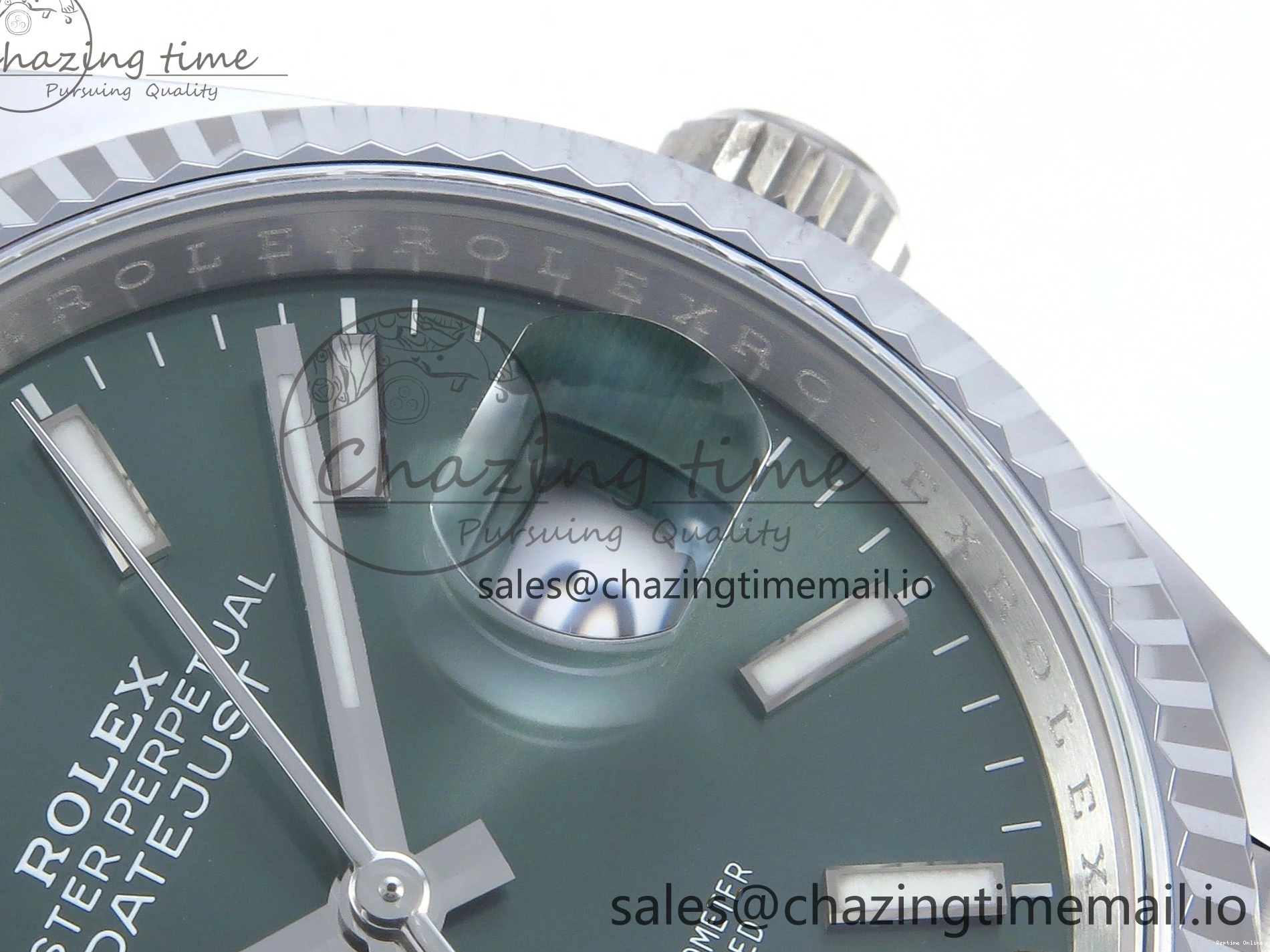0503 DateJust 36 126234 QF+ 1:1 Best Edition 904L Steel Green Stick Dial on SS Jubilee Bracelet VR Soft 925